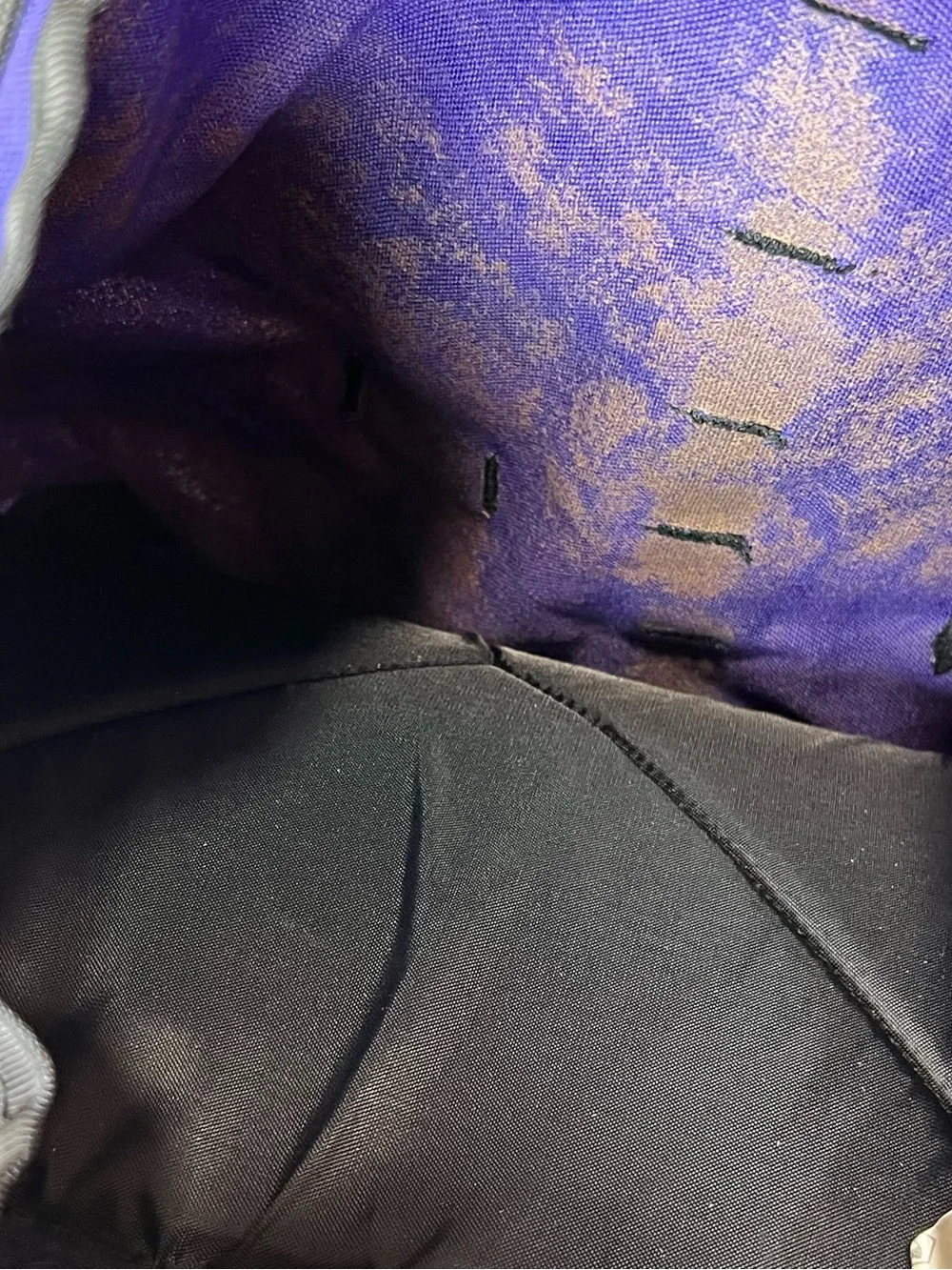 The North Face Purple & Black Backpack - Camping Hiking *Broken In* with Flaws